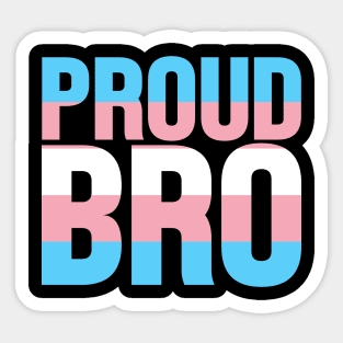 Proud Bro of a Transgender Sticker